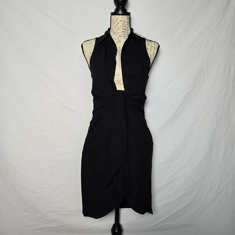 Choosy Button Halter Dress - Size 0 - NWT